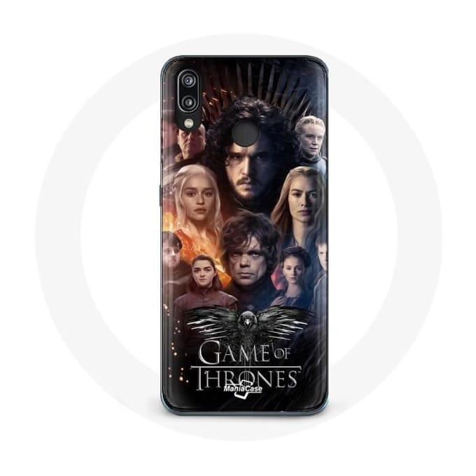 Coque pour Huawei P20 Lite Game of Thrones Saison 8 Le Trône de Fer L'affiche de L'équipage Logo Aig