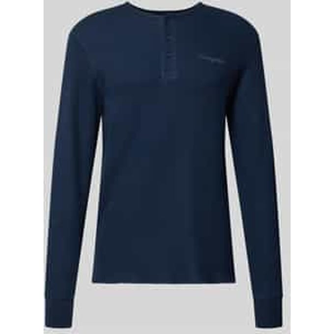 Regular fit shirt met lange mouwen van puur katoen