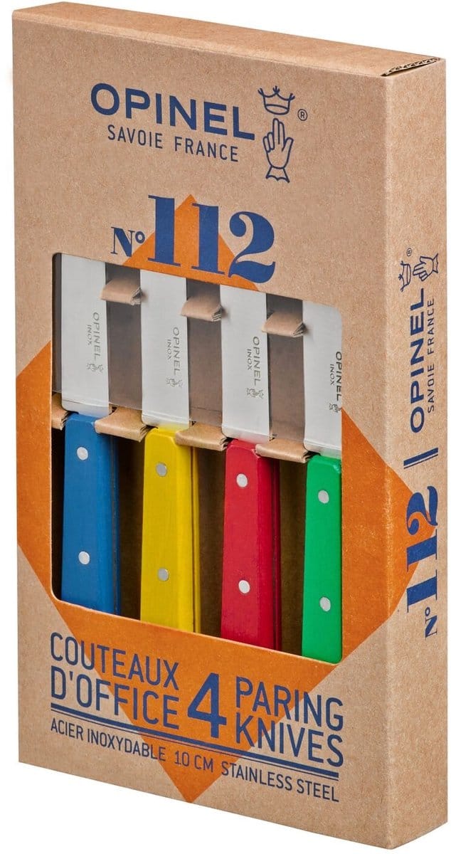 Opinel No. 112 Officemessenset - Classic Colors - 4-delig