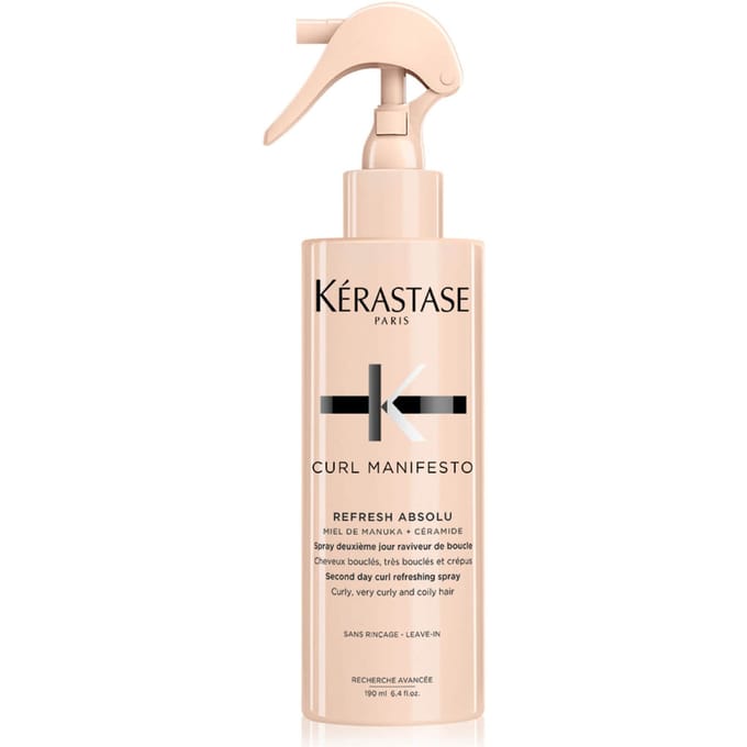 Kérastase Verfris Spray Voor Tweede Dag Krullen Kérastase - Curl Manifesto Lotion Refresh Absolu Verfris Spray Voor Tweede Dag Krullen