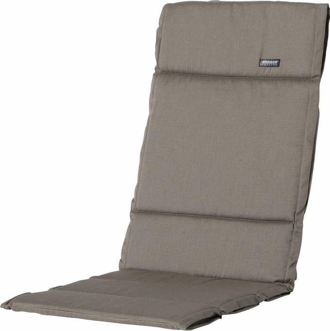 Madison tuinkussen fiber sling Rib 123x50 cm - bruin