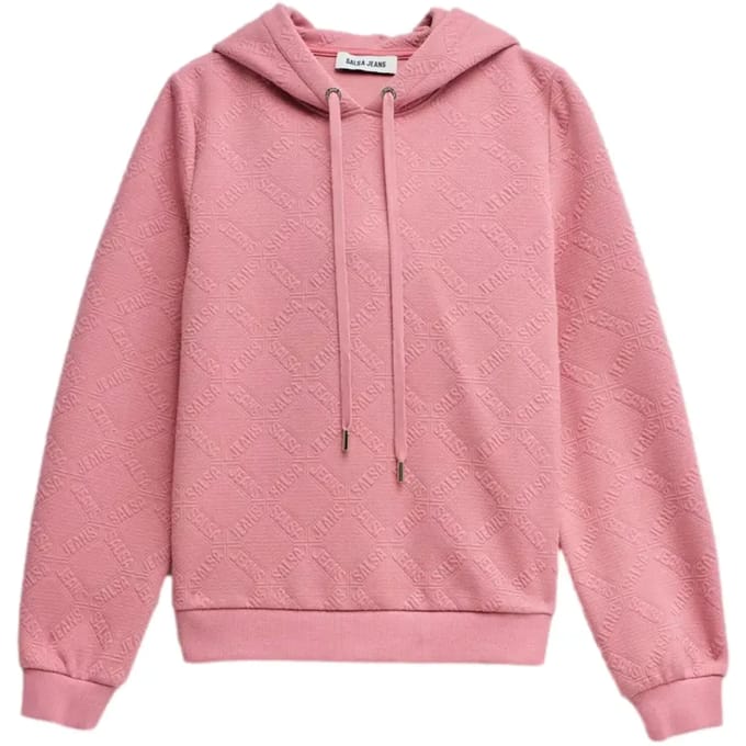 Jacquard Hoodie Dames Salsa Jeans
