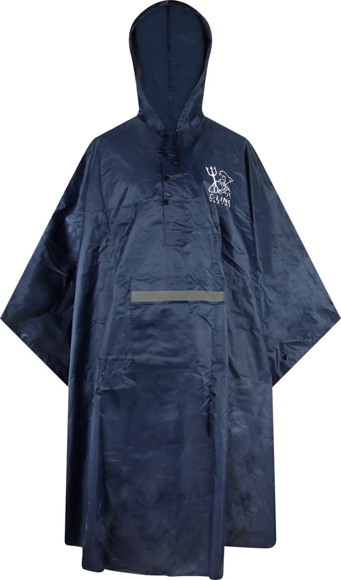 C-Line Poncho  - Blauw - Reflecterend - Maat S/M