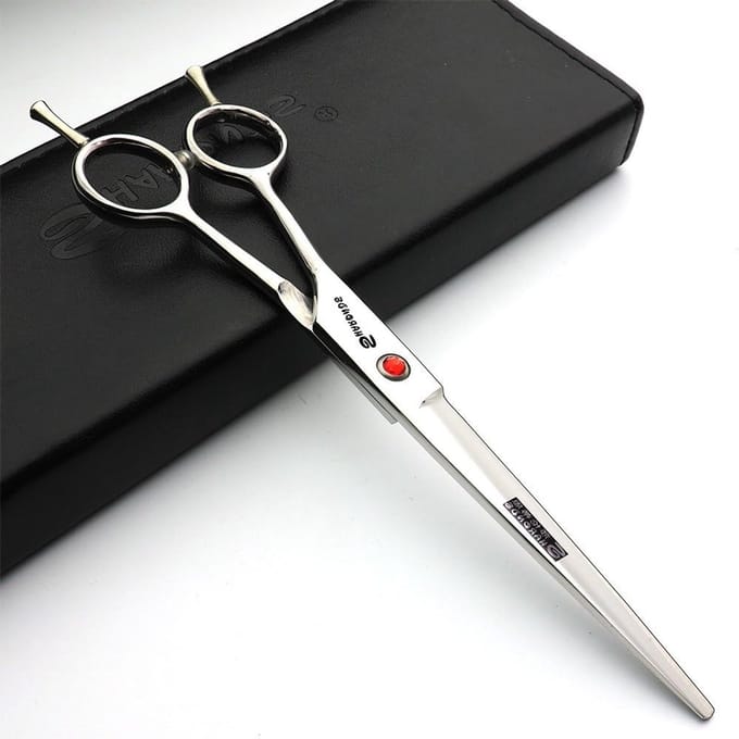 Professionele 7 Inch Kappersschaar Set met Micro-Curve en Afknip- en Uitdunschaar voor Haarstyling en Modelleren