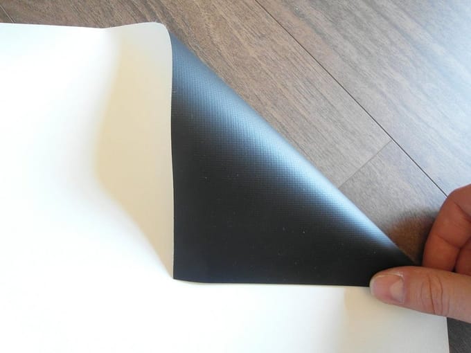Canvas doek per meter 0,80 x 0,60 m voor beamerprojectiescherm