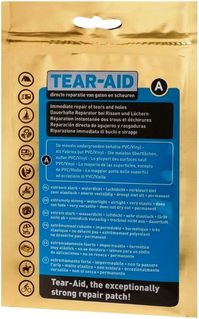 Tear-Aid - Reparatiemiddel - Type A standaard set