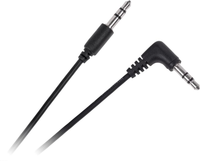 Cabletech Standaard - Audiokabel - 0.5m - Koppelstuk - Koppelstukhoek