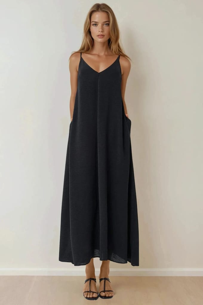 A-Form Maxi Jurk