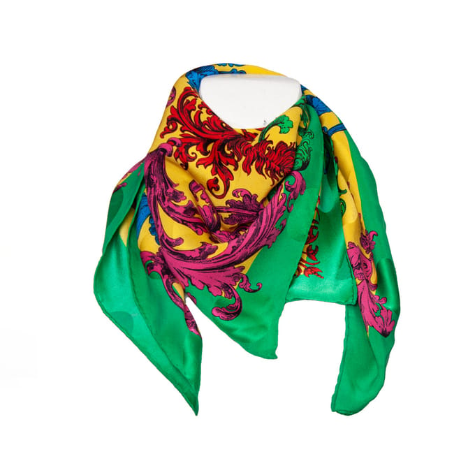 Atelier Versace Multicolored Medusa sjaal
