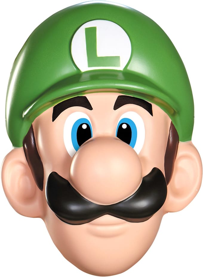 Vegaoo - Luigi masker voor volwassenen