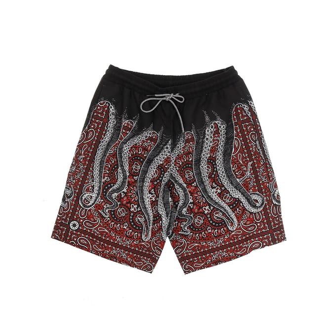 Bermuda heren kostuum bandana boardshort zwart