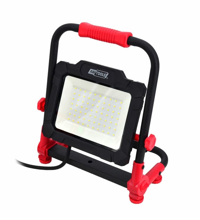 Awtools AW17916 - Bouwlamp - 50W - Opvouwbaar - IP65
