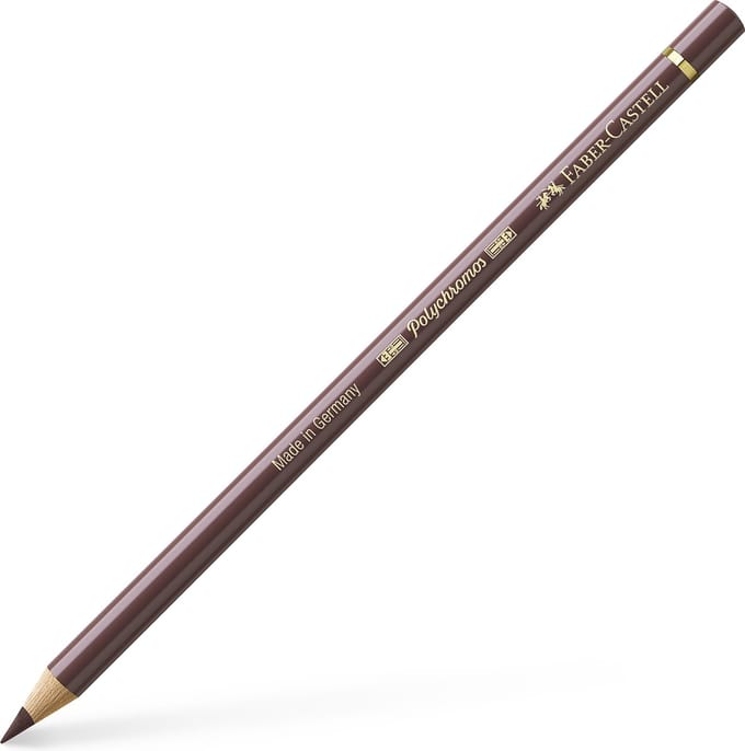 Faber-Castell Polychromos kleurpotlood - 1st. - 176 van Dyck bruin - FC-110176