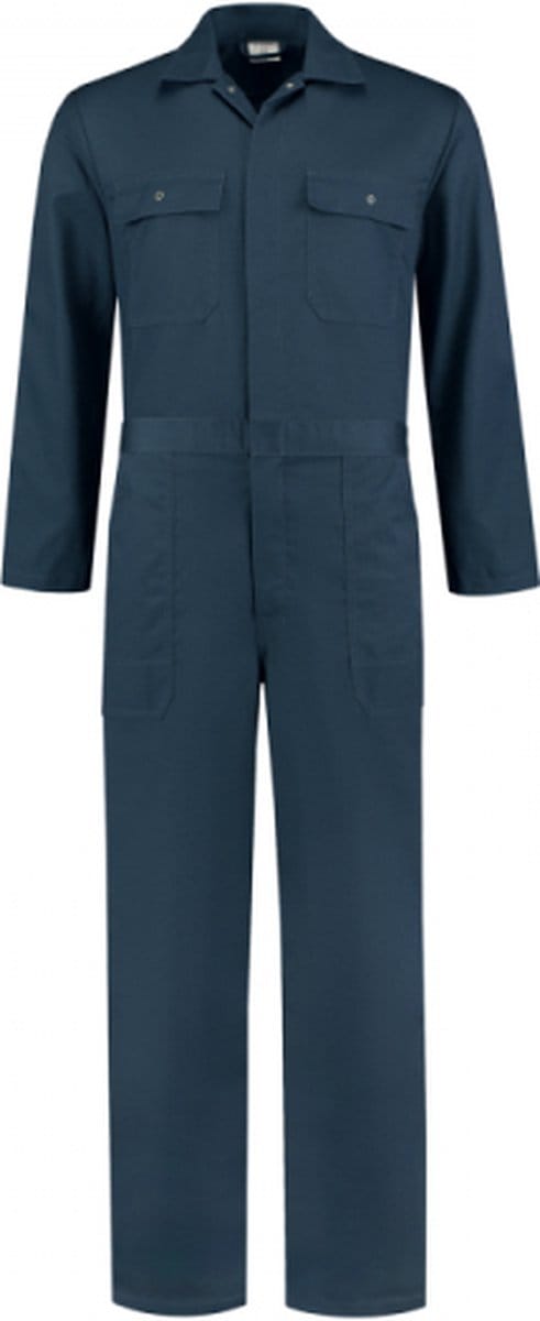 Overall polyester/katoen navy maat 55
