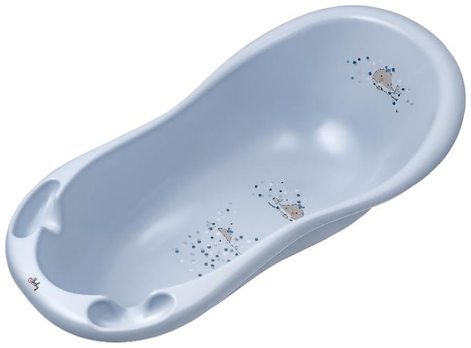 MALTEX Badkuip 100cm Walvis satijnblauw
