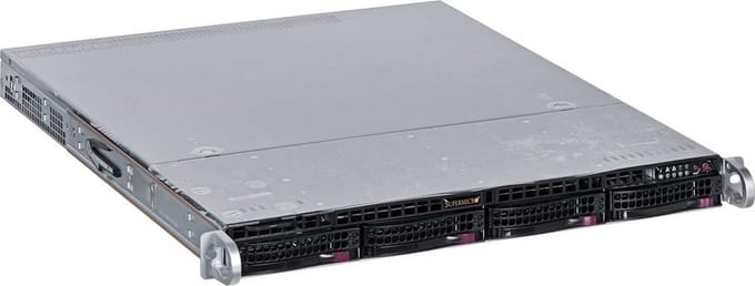 Supermicro SuperChassis 813MFTQC-R407CB Rack 400W Zwart computerbehuizing