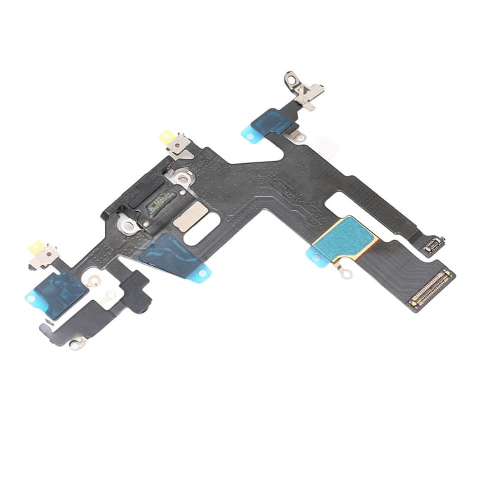 Oplaadpoortmodule USB-oplaadpoort Dockconnector Microfoon Mic Flexkabelmodule voor IPhone 11 gray