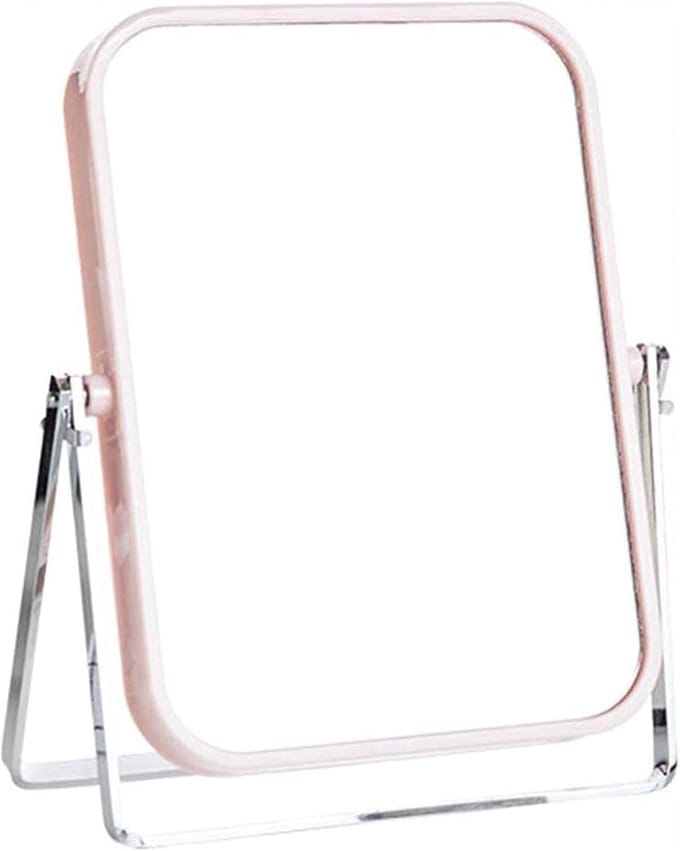 Make-up Spiegel - Tafelblad Spiegel - Dagelijkse Make-up - Dubbelzijdig HD - 156 x 197 cm - Roze
