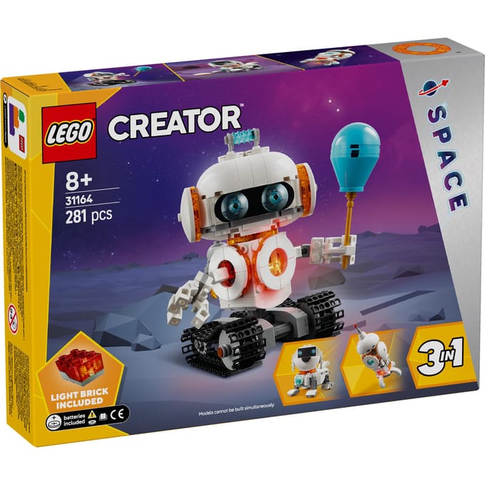 LEGO Creator 3in1 Ruimterobot wetenschaps - 31164