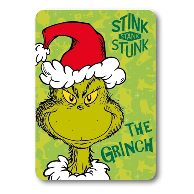 The Grinch Stink Christmas Fleece deken 100 x 140 cm