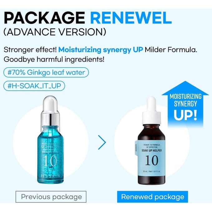 It's Skin - *renewal* Power 10 Formula GF Effector Soak Up Helper blue