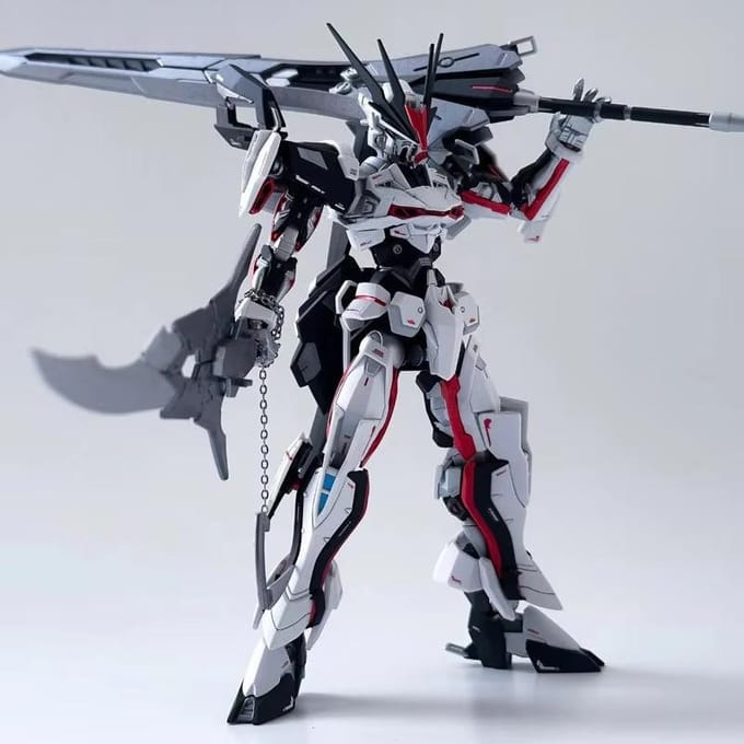 King Astray HG 1/144 PB Limiet Mech Bouwpakket Actiefiguren Jongenspuzzels Bureau Decoratie Cadeau Verzamelaar gray