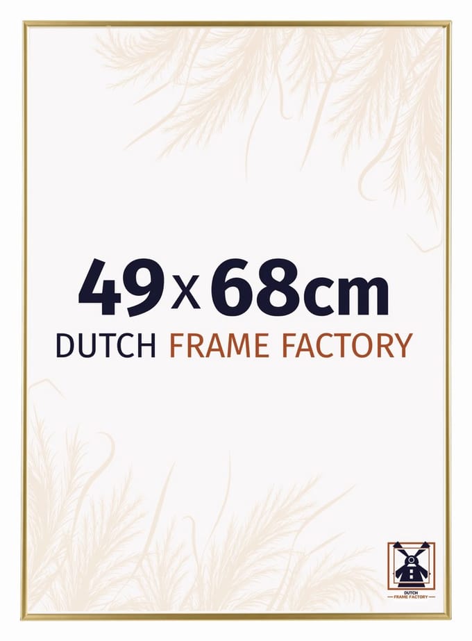 Fotolijst 49x68 cm - Kunststof - Goud - Easy