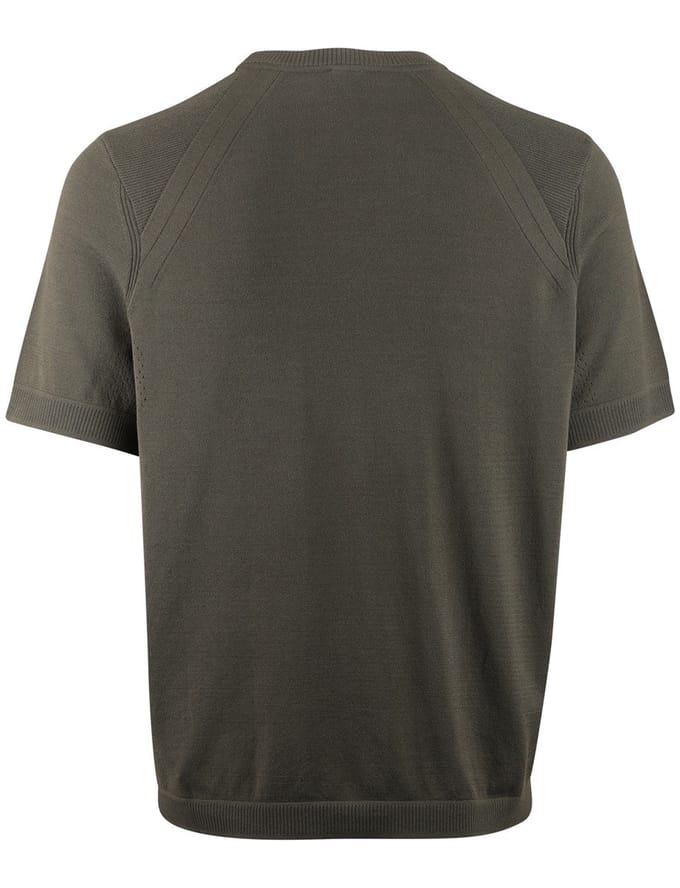 T-shirt BOSS Green normale fit structuur op mouwen