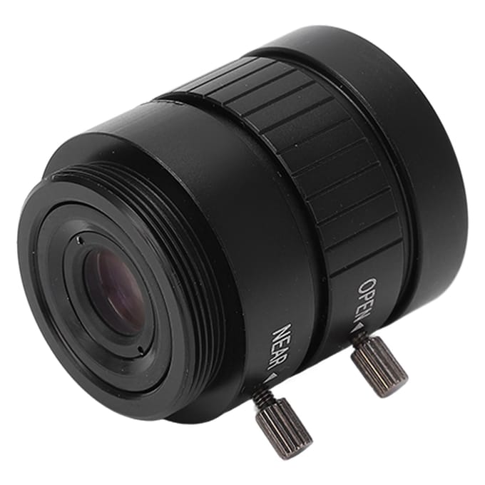 CS Mount 3MP Lens 8mm Brandpuntsafstand Handmatig Diafragma Vaste Focus voor Surveillance DIY Camera black