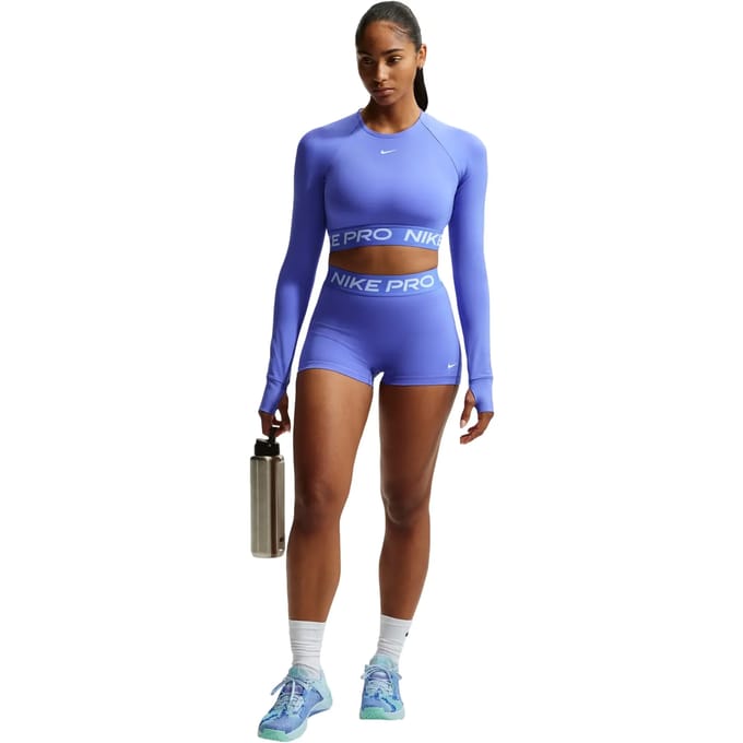 Nike Dri-Fit 365 3in Shorts Dames-blauw