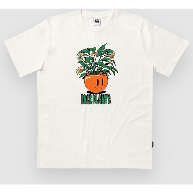 The Dudes Face Planter Seasonal T-Shirt wit