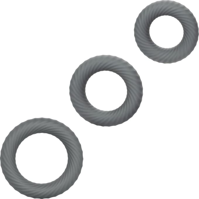 CalExotics - Link Up UltraSoft Ultimate Set - Rings Grijs
