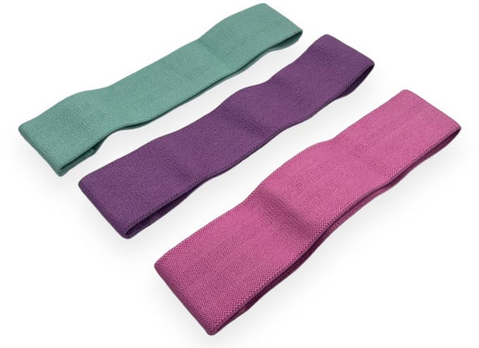 Padisport - Booty Bands 3 Stuks - Sport Elastiek Banden - Resistance Bands - Booty Builder - Set Van 3 - Booty Band - Booty Builder