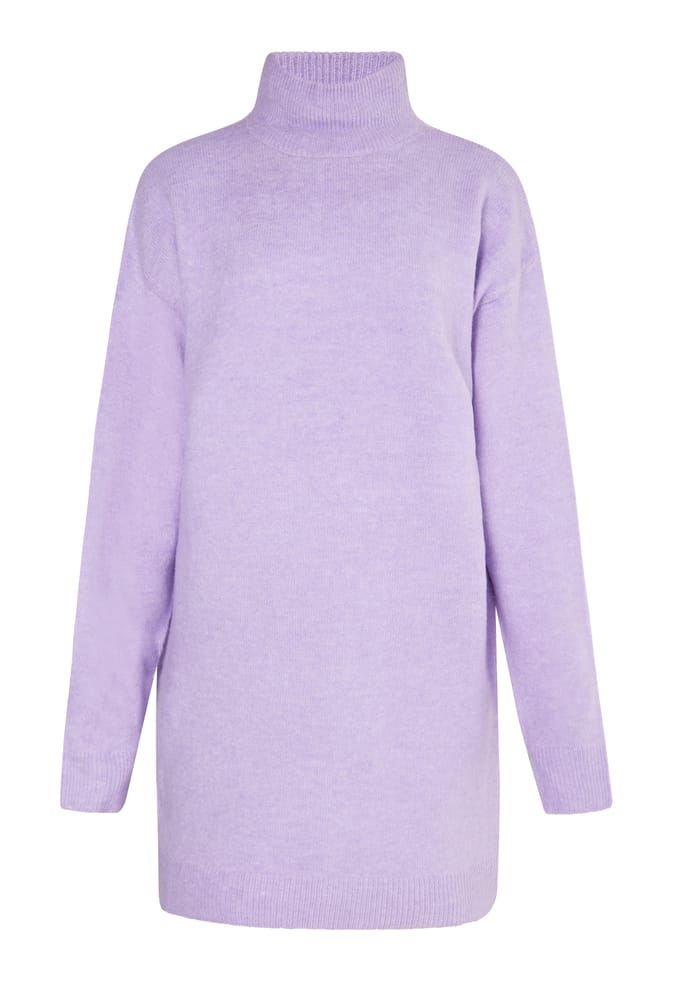 Mymo Gebreide jurk Dames violet