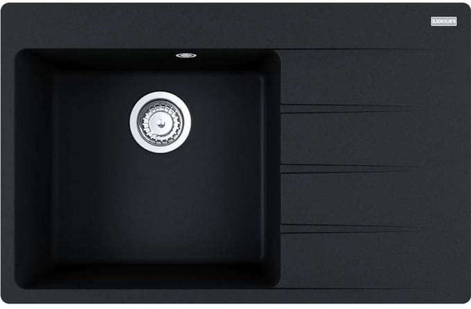 Franke Centro - Fragraniet spoelbak CNG 611-78 TL/2, 78x50 cm, onyx 114.0637.517