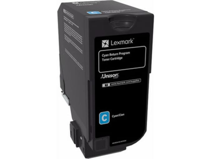Lexmark 74C20C0 toner cartridge cyaan (origineel)