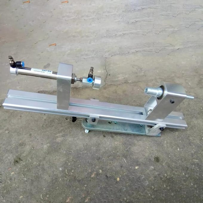 Station Accessoires Set - Drukpers Onderdelen - Gebogen Oppervlak Printen - Koolstofstaal Constructie - Complete Set - Zilverkleurig