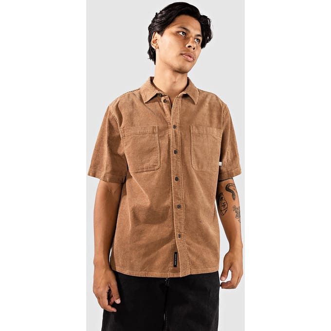 Passenger Backcountry Cord Hemd bruin