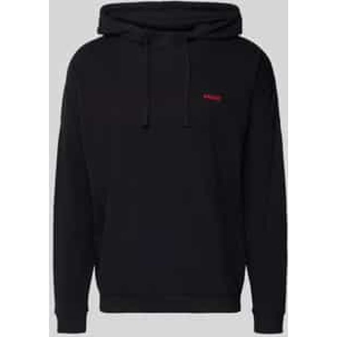 Relaxed fit hoodie van katoenmix