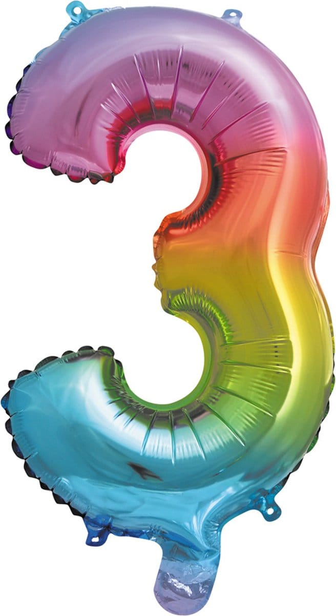Folieballon 16" nmr. 3 - Regenboog