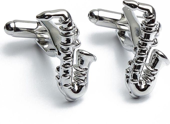 Manchetknopen - Saxofoon Blaasinstrument Saxophone Muziek
