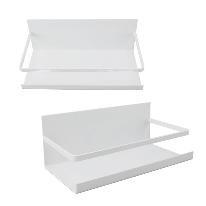 2 STUKS Keuken Koelkast Magneet Plank IJzer Ruimtebesparend Multifunctioneel Magnetisch Kruidenrek Organizer voor wit