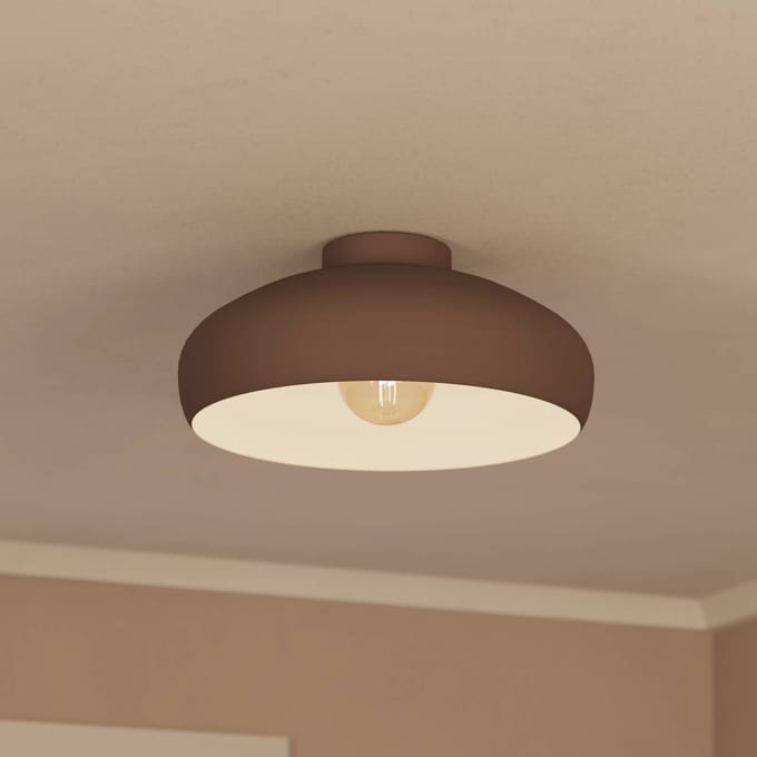 EGLO Mogano Plafondlamp - E27 - Ø 40 cm - Mokka