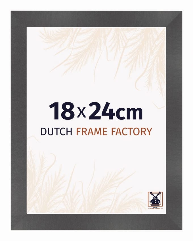 Fotolijst 18x24 cm - MDF - Zwart Mat - Praag