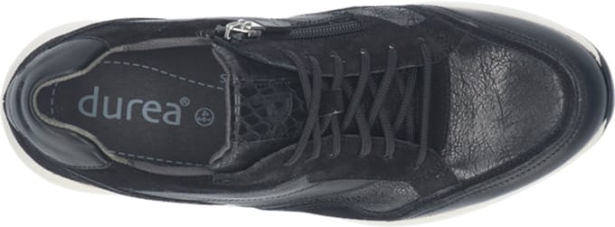 Durea sneaker Wijdte K 6308.608.1879 Zwart/Combi