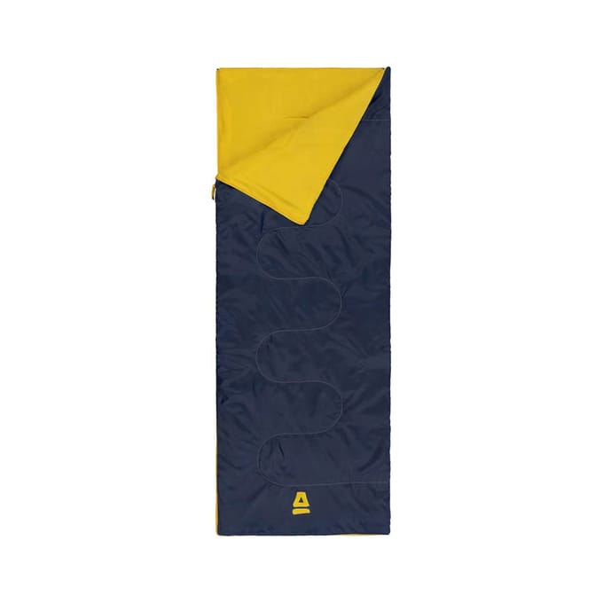 Abbey Camp Slaapzak Zomer - Dekenmodel - Blauw - 200x75 cm - Koppelbaar