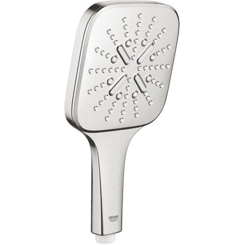 GROHE Rainshower SmartActive Cube 130 Handdouche - 3 straalsoorten - supersteel - 26582DC0