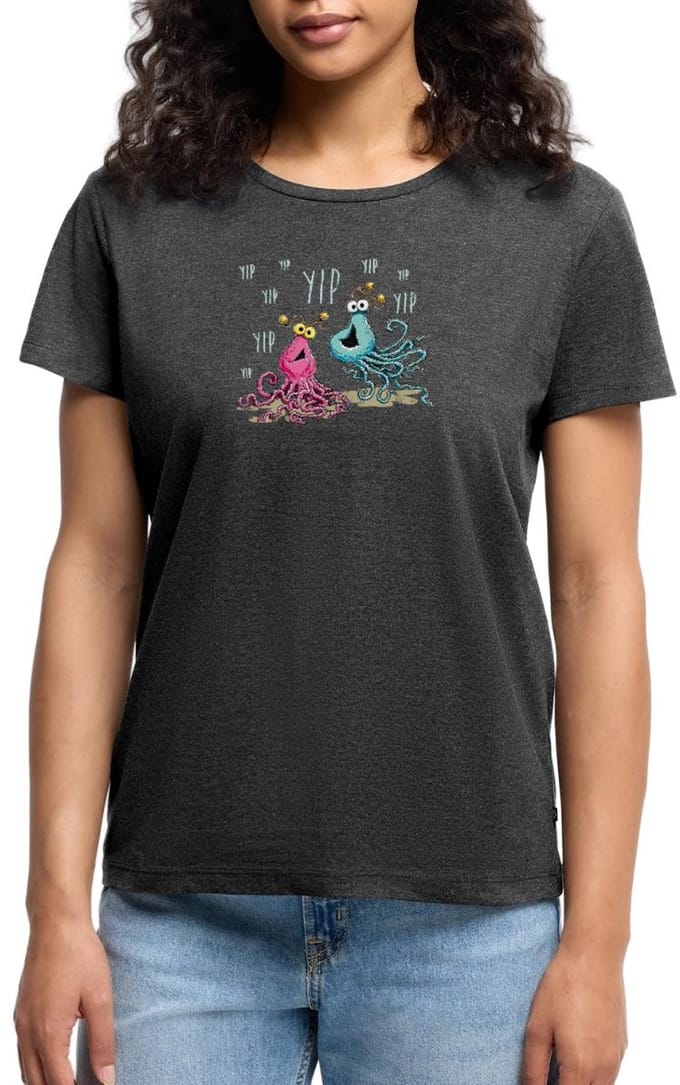Sesamstraat Yip Yip Alien Premium T Shirt Dames