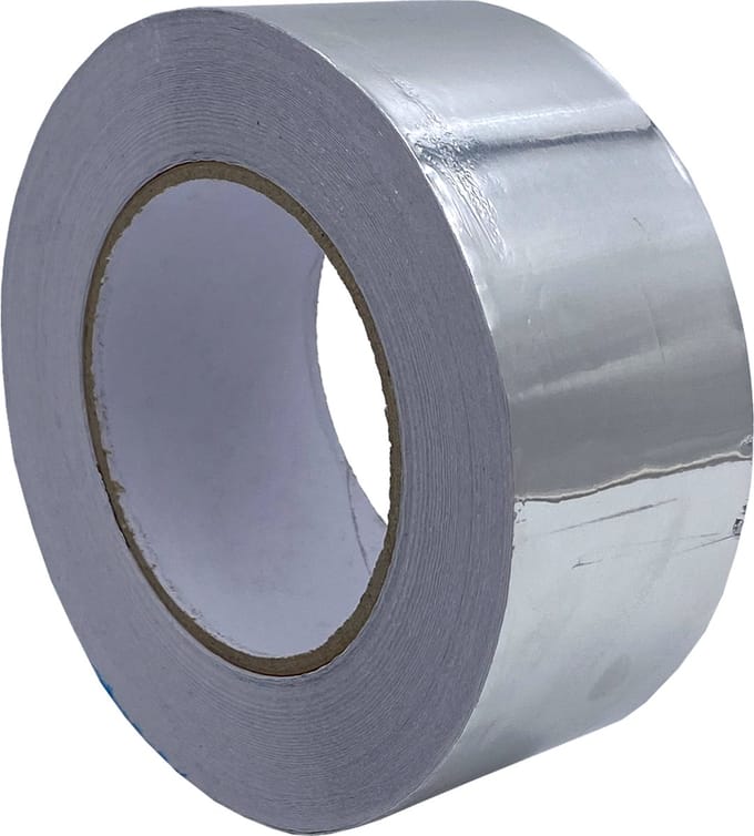DULA Aluminium Tape - 50mm x 50m - afdichtingstape - hittebestendig - 1 rol