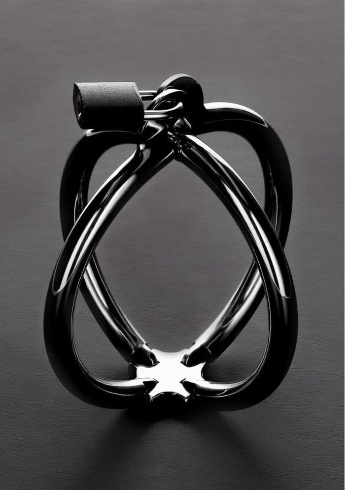 Criss Cross Hand Restraint - Stainless Steel